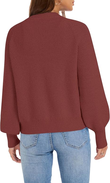 Women's Loose Button Down Chunky Knit Cardigan Sweater